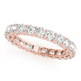 14K Rose Gold Diamond Wedding Ring