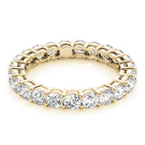 14K Yellow Gold Multi-Diamond Wedding Band