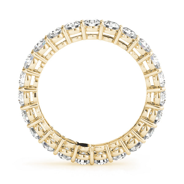 14K Yellow Gold Multi-Diamond Wedding Band