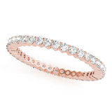 14K Rose Gold Diamond Wedding Ring