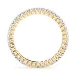 14K Yellow Gold Diamond Wedding Band