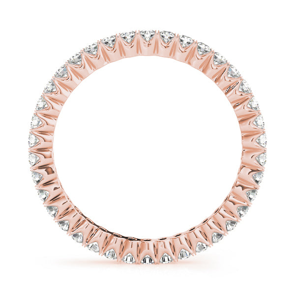14K Rose Gold Diamond Wedding Ring