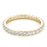 14K Yellow Gold 3/8 ct Diamond Wedding Band