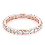 14K Rose Gold Diamond Wedding Ring