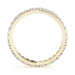 14K Yellow Gold 3/8 ct Diamond Wedding Band
