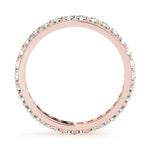 14K Rose Gold Diamond Wedding Ring