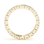 14K Yellow Gold 7/8 ct Diamond Wedding Band