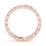 14K Rose Gold Diamond Wedding Ring