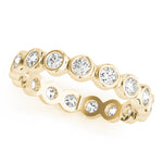 14K Yellow Gold Diamond Wedding Ring
