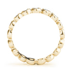 14K Yellow Gold Diamond Wedding Ring