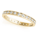 14K Yellow Gold Diamond Wedding Ring