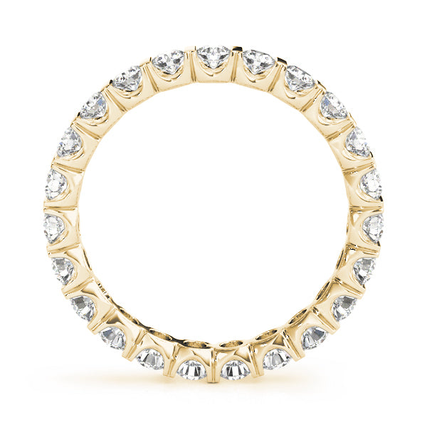 18K Yellow Gold 1 CT Diamond Wedding Band