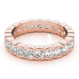 Rose Gold 7/8 ct Diamond Wedding Band