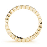 18K Yellow Gold 7/8 ct Diamond Wedding Band