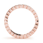 Rose Gold 7/8 ct Diamond Wedding Band