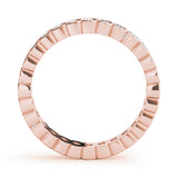 Rose Gold 7/8 ct Diamond Wedding Band