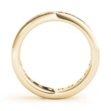 14K Yellow Gold 7/8 ct Diamond Wedding Band