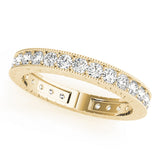 18K Yellow Gold 3/8 ct Diamond Wedding Band