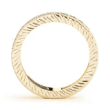 18K Yellow Gold 3/8 ct Diamond Wedding Band