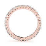 18K Rose Gold 7/8 ct Diamond Wedding Band