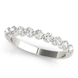 9-Diamond Round Wedding Ring