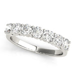 7-Stone Round Diamond Wedding Band