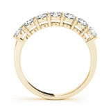 14K Yellow Gold Multi-Stone Diamond Wedding Band