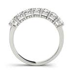 7-Stone Round Diamond Wedding Band