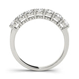7-Stone Round Diamond Wedding Band