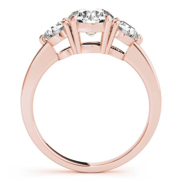 14K Rose Gold 1.5ctw Round Diamond Engagement Ring