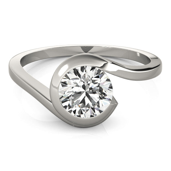 0.5 CT Round Diamond Engagement Solitaire Ring