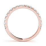 14K Rose Gold 1 CT Diamond Wedding Band