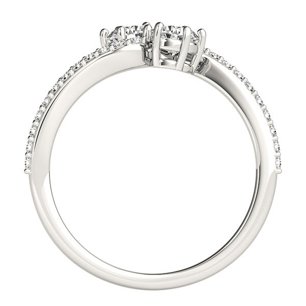 Multi-Diamond Round Fashion Ring