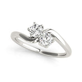 Two-Stone 14K Diamond Fashion Ring