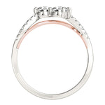 Multi-Diamond 14K Gold Fashion Statement Ring