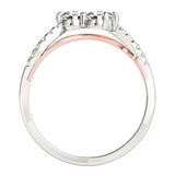 Multi-Diamond 14K Gold Fashion Statement Ring