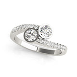 Multi-Diamond 14K Gold Fashion Statement Ring