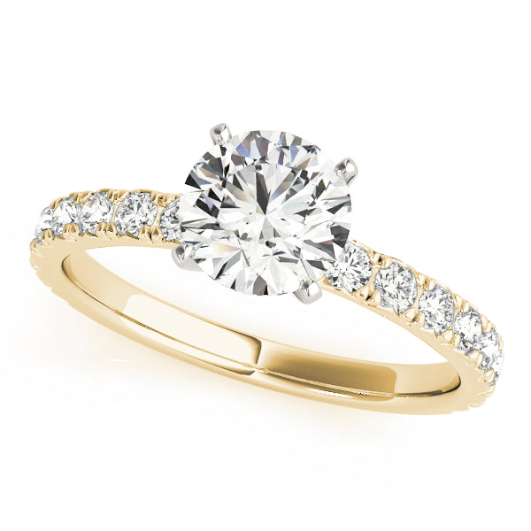 14K Yellow Gold 1.33ctw Diamond Engagement Ring