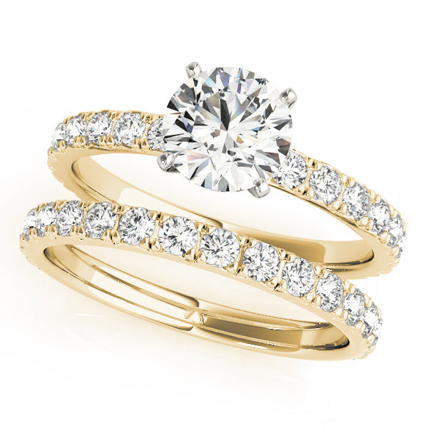 14K Yellow Gold 1.33ctw Diamond Engagement Ring