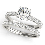 1 CT Round Diamond Engagement Ring