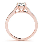 14K Rose Gold 1.33ctw Round Diamond Ring