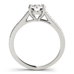 1 CT Round Diamond Engagement Ring