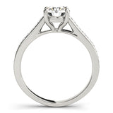 1 CT Round Diamond Engagement Ring