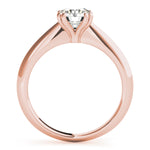 14K Rose Gold 1 CT Diamond Engagement Ring