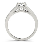 1.0 CT Round Diamond Engagement Ring