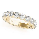 14K Yellow Gold Multi-Diamond Wedding Band