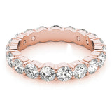 14K Rose Gold Diamond Wedding Ring