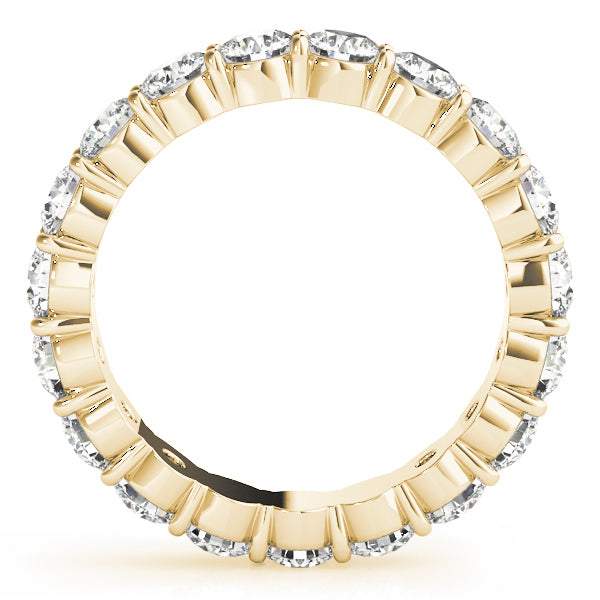 14K Yellow Gold Multi-Diamond Wedding Band
