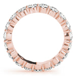14K Rose Gold Diamond Wedding Ring