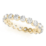 14K Yellow Gold 5/8 ct Diamond Wedding Band